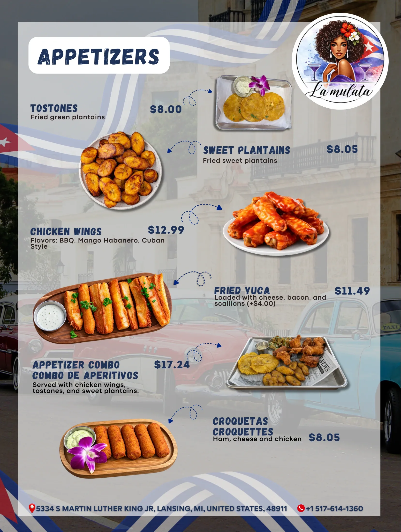 La Mulata menu, page 2